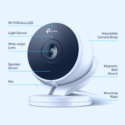 Kasa Cam Outdoor by TP-Link - 1080p HD, Built-in Siren, Stream Anywhere,  Works with Alexa Echo and Google Assistant (KC200) - Walmart.com